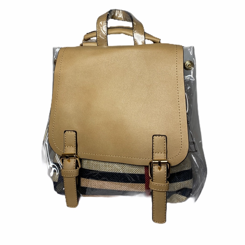 Tan backpack - Picture 3 of 3